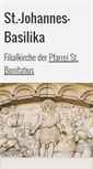 Mobile Screenshot of johannes-basilika.de